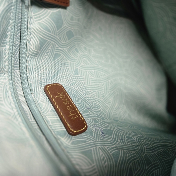 The Sak Gray Studded Shoulder Bag Casual Versatile - Picture 7 of 9